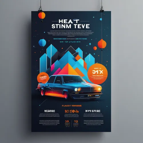 Stand out with attractive flyers made from our free templates,poster mockup,flat design,vector infographic,cinema 4d,vector design,vector graphic,art flyer,abstract retro,80's design,drive-in theater,