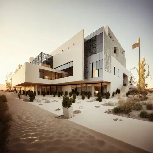 Exterior, Headquarters, award winning design,  ,dunes house,modern house,3d rendering,modern architecture,render,cubic house,renders,cube house,sketchup,revit,modern building,baladiyat,residential hou