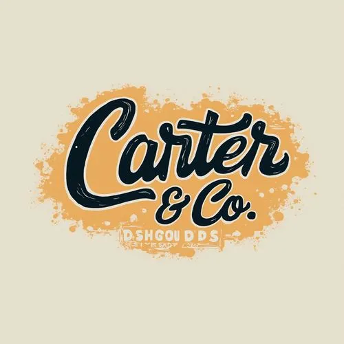 logo logo mockup
Large writing 
The name  is: Carter & Co. Flooring
,a logo with the words'carter & co ',caracter,cater,cather,cartner,cauter,cartiere
