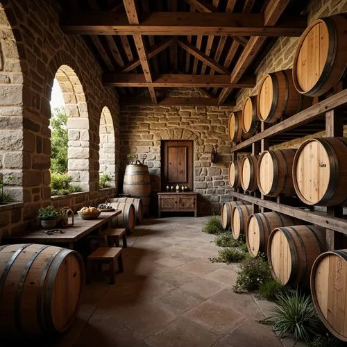 Winery Romanesque Style Architecture Design Ideas
