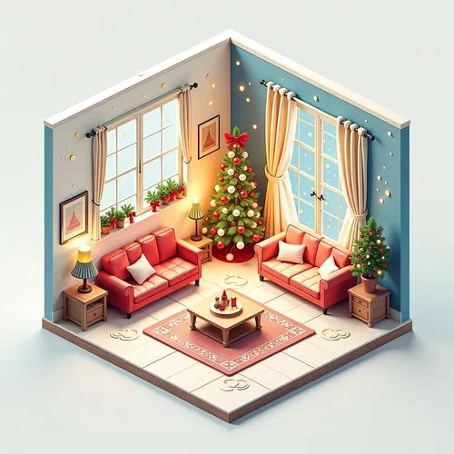 an open window to a room with christmas decorations on the floor,christmas room,christmas fireplace,christmas mock up,christmas frame,winter house,fire place,christmas landscape,fireplace,christmas sc