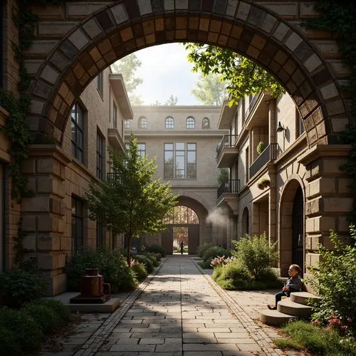 Energy Plant Classicism Style Building Architecture Design Ideas