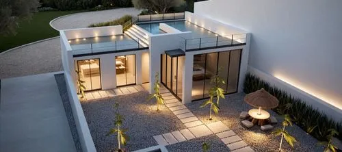 Use the uploaded architectural sketch as the exact reference. Preserve the original architecture completely without redesigning or changing the building geometry. Keep the same proportions, massing, r