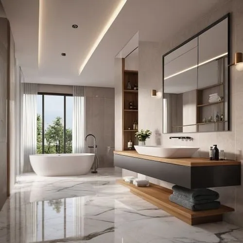 HIGHLY POLISHED LARGE WHITE MARBLE TILES,luxury bathroom,modern minimalist bathroom,modern room,luxury home interior,interior modern design,bathtub,shower bar,modern decor,shower base,bathroom,tile fl