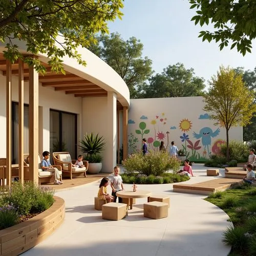 Kindergarten Organic Architecture Design Ideas