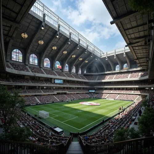 Modernism Style Football Stadium Architecture Design Ideas