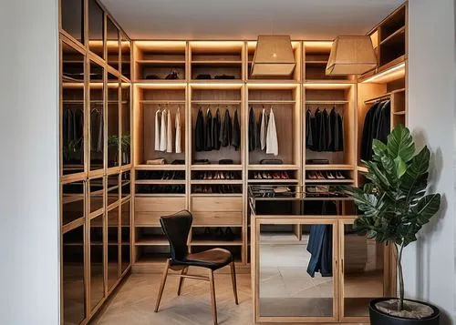walk in closet ,door wood  and glass , brillant very light,floor marble ,maintain window ,maintain 3d volumetry and forms,a closet with a mirror, chair, and shelves,walk-in closet,wardrobes,closets,mu
