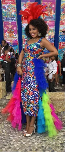 During a vibrant carnival in the Dominican Republic, you decide to play the Loter￭a Nacional. Will luck be on your side?,feria colors,brazil carnival,pageantry,barbet,great as a stilt performer,maraca