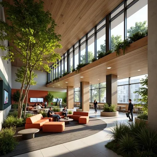 Student Hall Modernism Style Building Design Ideas