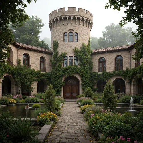 Romanesque Style Watching Tower Architecture Design Ideas