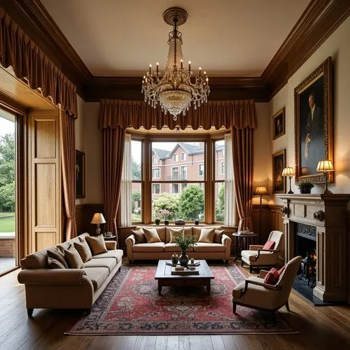 Residential Classicism Style Building Interior Design Ideas