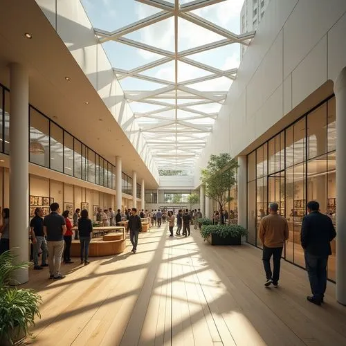 Cultural Center Futurism Style Building Design Ideas