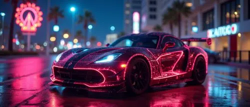 miami beach,cyberpunk car,a dark colored car parked on the side of the road,outrun,tron,corvette,light trails,the beetle,vector,car wallpapers,electric,light trail,futuristic car,volt,futuristic,elect