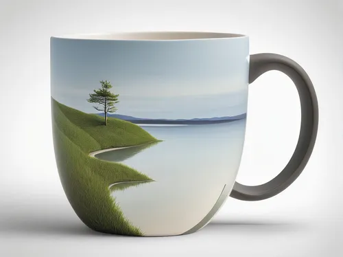 Create a serene and minimalist mug inspired by nature.,printed mugs,coffee mug,coffee mugs,glass mug,mug,beer mug,coffee cup,low poly coffee,tea glass,drinkware,eco-friendly cups,cup,tea zen,water cup