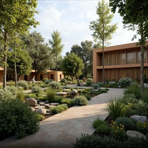Monastery Brutalism Style Park Design Ideas