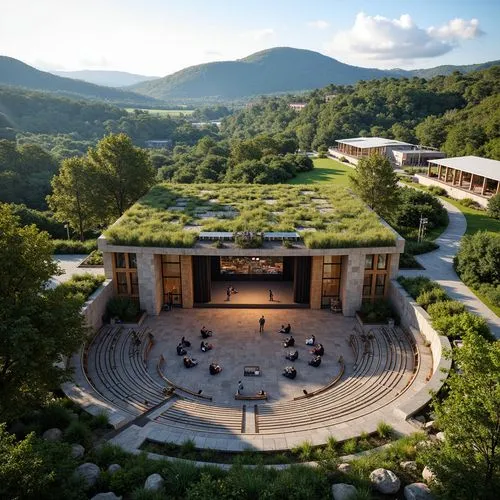Minimalism Style Performing Arts Center Architecture Design Ideas