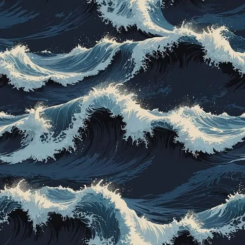 sea waves in navy blue colour aestetic, painted type
,this is a wall paper that has blue waves in it,ocean waves,ocean background,waves,wave pattern,tidal wave,water waves,ocean,wave,sea,crashing wave