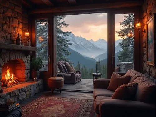 Mountainous Pub Regionalism Style Design Ideas