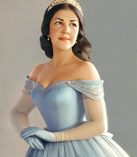 (Princess Cinderella: 1.3) from Disney animation, wears a ball gown in shade of light blue, a fitted bodice with off-the-shoulder sleeves, long gloves, an updo light blonde hair. ,princess sofia,cinde