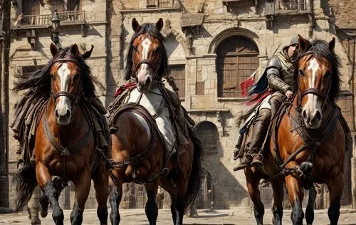 horses in the streets,andalusians,cavalry,horse riders,arabian horses,puy du fou,horse herd,horses,equines,two-horses,mounted police,beautiful horses,endurance riding,horse harness,equine coat colors,