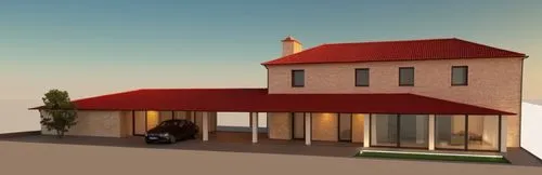 leds, red roof, stone walls,a large house with a roof and a car in front,model house,small house,house drawing,residential house,miniature house,danish house,restored home,inverted cottage,prefabricat