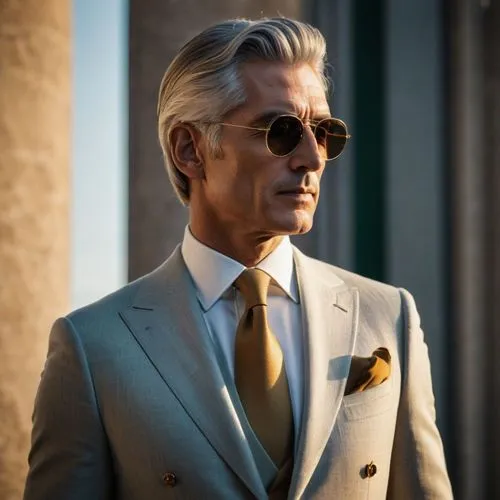man wearing a light gray suit and gold tie,debonair,lapels,suiting,gentleman icons,wedding suit,the suit,tailored,rakish,a black man on a suit,aging icon,concierge,navy suit,tailoring,dandy,suit of sp