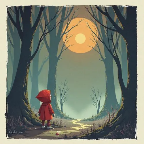  [The Longing] – ABSTRACT FANTASY 09
Influence : The Longing,little red riding in the woods at night,little red riding hood,red riding hood,forest walk,toadstool,the woods,red coat
