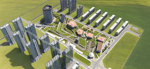 solar cell base,skyscraper town,offshore wind park,stalin skyscraper,residential tower,new housing development,sky apartment,urban towers,construction area,skyscrapers,sky space concept,skyscapers,mul