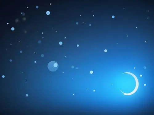 123,a blue sky filled with snow with a crescent hanging from it,moon and star background,crescent moon,moon and star,stars and moon,ramadan background,christmasbackground