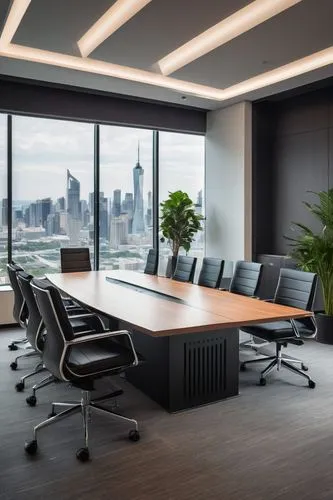 Modern zoom interior, luxurious conference room, wooden tables, high-backed executive chairs, sleek glass walls, futuristic LED lights, Shark Tank TV show theme, entrepreneurial atmosphere, 5-7 invest
