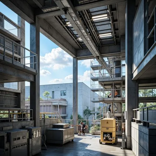 Neoclassicism Style Energy Plant Architecture Design Ideas