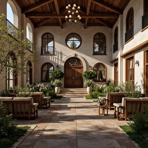 Courthouse Romanticism Style Building Design Ideas
