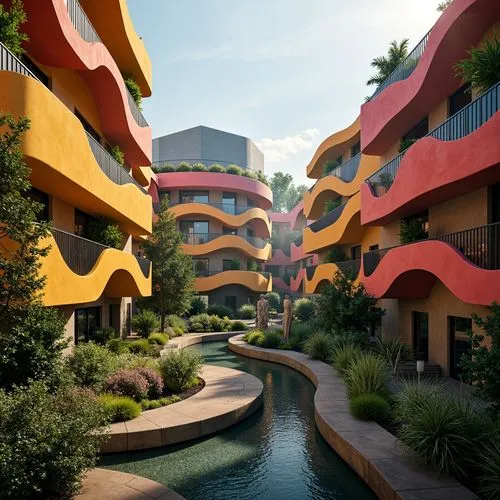 Social Housing Style Residential Area Design Ideas