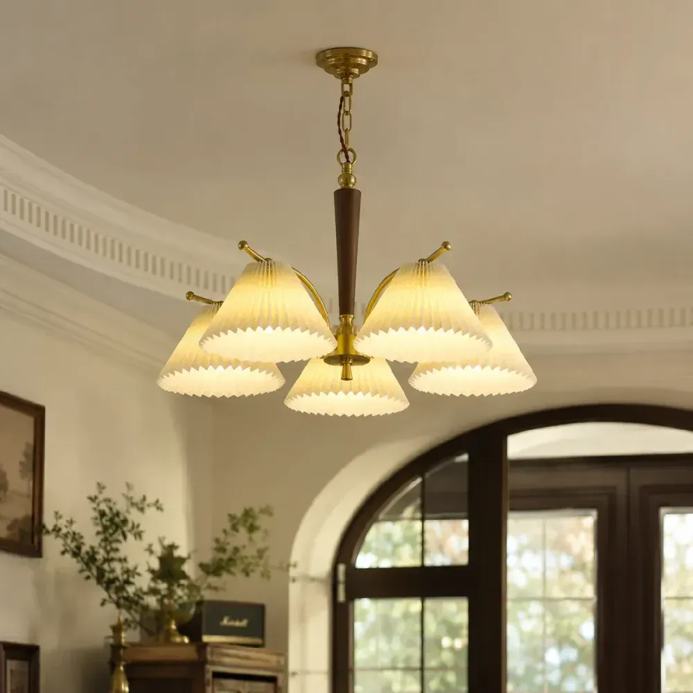 Classic Pleated Chandelier