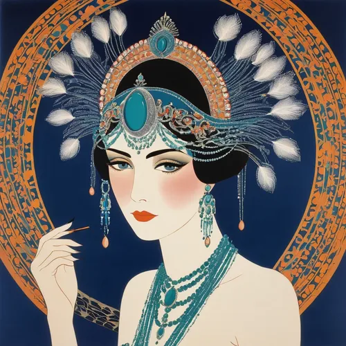 Immerse yourself in cool pictures that inspire wanderlust,art deco woman,flapper,rem in arabian nights,art deco,oriental princess,orientalism,twenties women,lily of the nile,1920s,oriental girl,art no