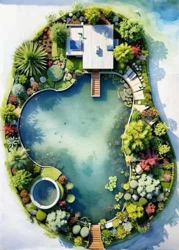 "Create a detailed top view house plan for a single-storey home, 18 ft by 24 ft. Include key rooms: single living area, kitchen, single bedroom, single bathroom. Provide a 1/4 size perspective sketch 