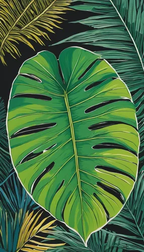 Write a serene poem about a tropical leaf gently swaying in the breeze.,tropical leaf pattern,tropical leaf,jungle leaf,monstera,coconut leaf,palm leaves,monstera deliciosa,banana leaf,palm leaf,jungl