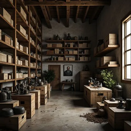Storage Room Expressionism Style Building Design Ideas