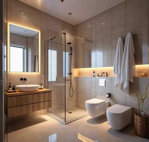 luxury bathroom,modern minimalist bathroom,3d rendering,bathroom,interior modern design,shower base,search interior solutions,shower bar,bathroom cabinet,luxury home interior,modern decor,plumbing fit