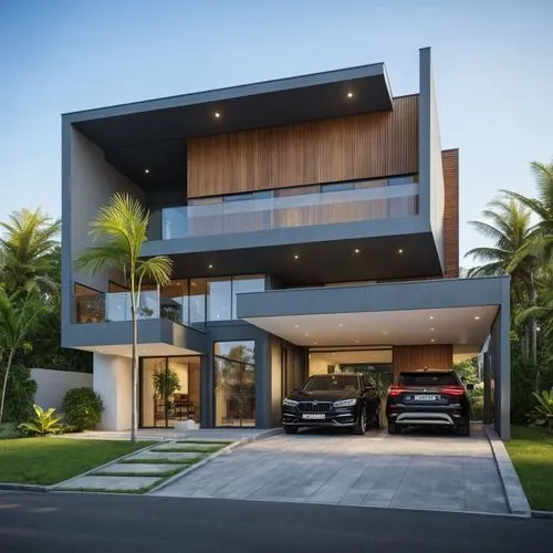 Architecture Design,a two car driveway is shown with modern houses and plants,modern house,modern architecture,luxury home,beautiful home,modern style,luxury property