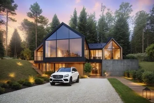 ADD GREY CONCRETE WALL,modern house,house in the forest,3d rendering,timber house,modern architecture,chalet,luxury property,house in mountains,cubic house,cube house,house in the mountains,build by m