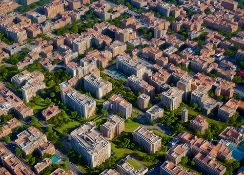 32k photo-realistic, high-definition, HQ resolution, super-HD Design wallpaper, Reimagined Cityscape (Ancient City, Mesopotamia): A futuristic building, reimagines the ancient city's layout, modern ma