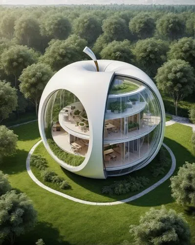 home of apple,futuristic architecture,apple world,cubic house,cube house,apple design,futuristic art museum,apple mountain,modern architecture,core the apple,eco hotel,3d rendering,school design,apple