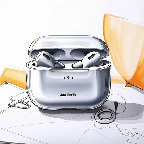 Product Sketch   airpods,smarttoaster,toaster,breville,pencil sharpener,appliances,home appliances