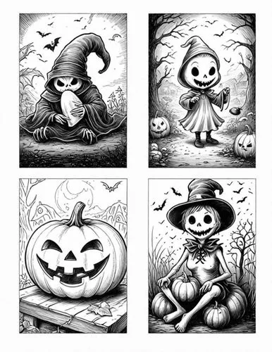 : Design Sketch-Rough Outline ,several drawings depicting three pumpkins and a ghost,halloween icons,halloween ghosts,fall icons,autumn pumpkins,pumpkins,halloween pumpkins,Design Sketch,Design Sketch
