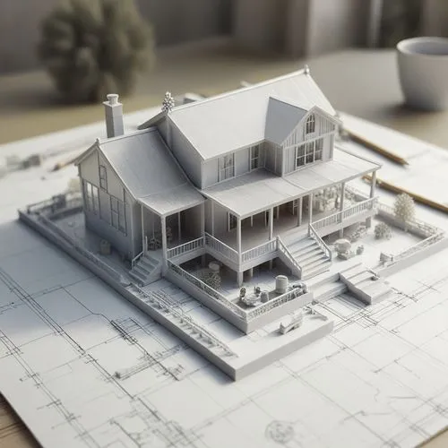 Farmhouse on Sketch
