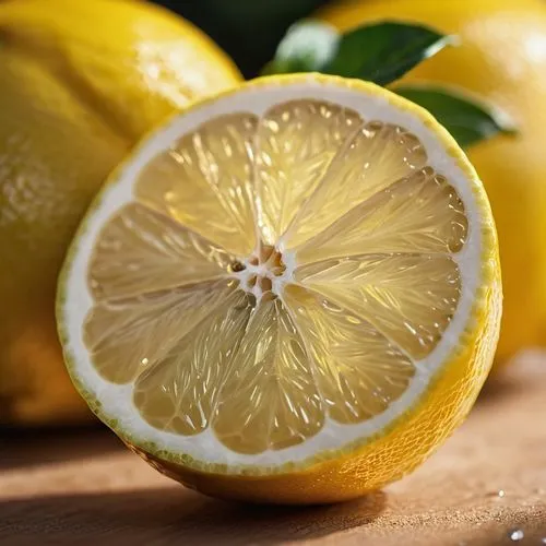 lemon macro shot,a sliced lemon on a table with leaves,lemon background,lemon wallpaper,half slice of lemon,lemon - fruit,defend,slice of lemon,Photography,General,Commercial