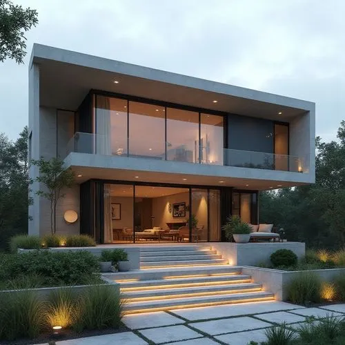 A hyper-realistic, high-resolution architectural photograph of a contemporary, two-story luxury playboy mansion featuring a prominent huge  A-frame roofline and a striking, double-height glass façade.