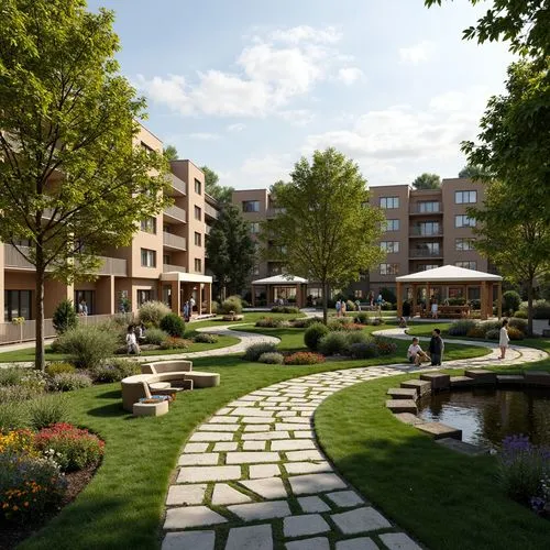 Community Center Romanticism Style Building Design Ideas