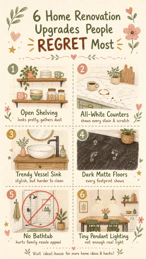 6 Home Renovation Upgrades People Regret Most